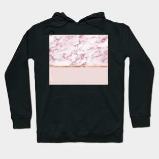 Contento rosa on blush rose gold Hoodie